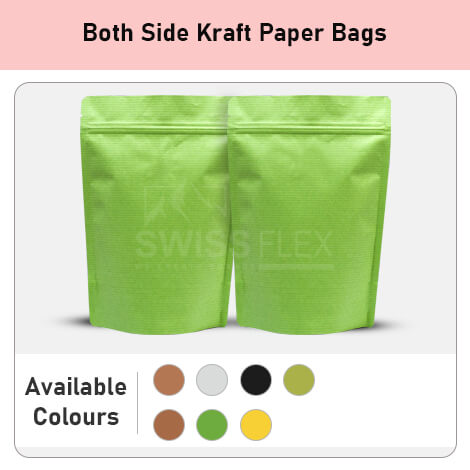 Kraft Paper Stand Up Pouches