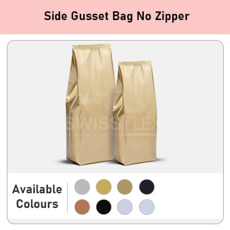 Side Gusset Bag No Zipper Side Gusset Bag No Zipper