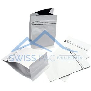 Flat Bottom Pouches Tear Off Zipper & Valve