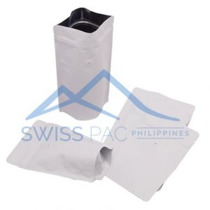 matt white pouches
