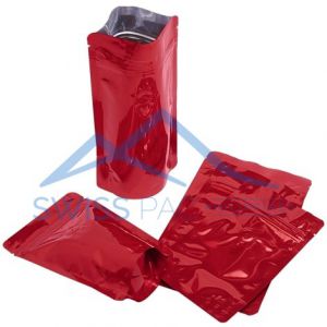 Stand Up Pouch with Zipper & Valve for Coffee Packaging