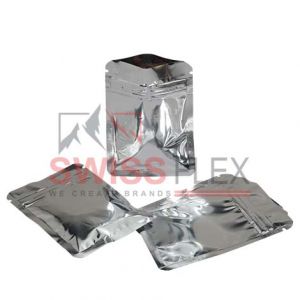 Three Side Seal Pouches With Zipper