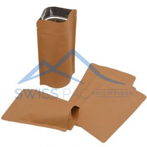 Stand Up Pouch with Zipper & Valve 