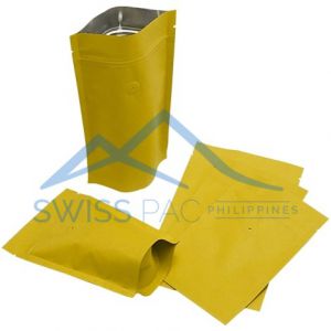 Kraft Paper Stand Up Pouches With Valve