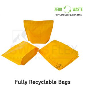 Recyclable Stand Up Pouches Wider Width Size