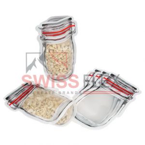 Frosted Jar Shaped Pouch