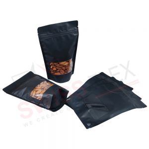 Recyclable Stand Up Pouches With Rectangle Window