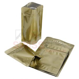 matt gold pouches 