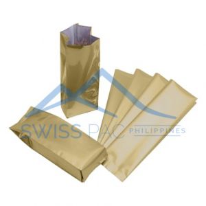 Matt Gold Side Gusset Bags No Zipper