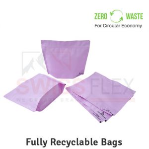 Recyclable Stand Up Pouches Wider Width Size