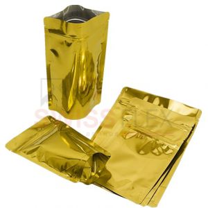 Stand Up Pouch with Zipper & Valve for Coffee Packaging