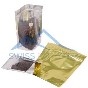 Stand Up Pouch with Zipper & Valve for Coffee Packaging
