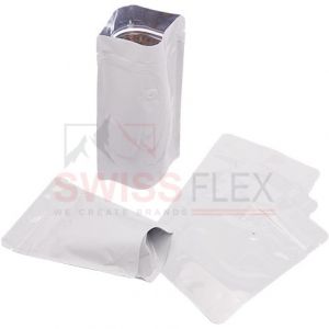 Stand Up Pouch with Zipper & Valve for Coffee Packaging