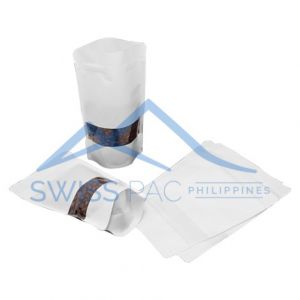 Stand Up Pouches With Rectangle Window