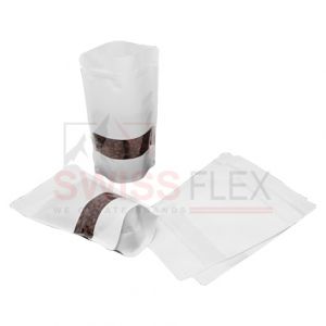 Stand Up Pouches With Rectangle Window