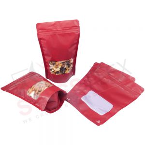 Recyclable Stand Up Pouches With Rectangle Window