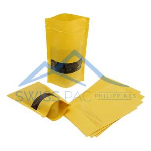 Stand Up Pouches With Rectangle Window